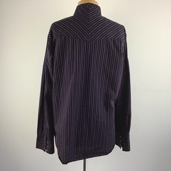Wrangler Men’s Western Two Pocket Snap Shirt. Cotton size Large. - Picture 4 of 7